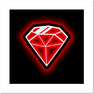 Red Diamond Posters and Art